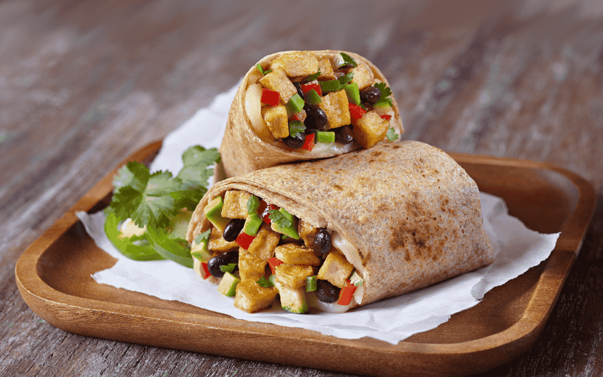 Southwestern Tofu Wrap
